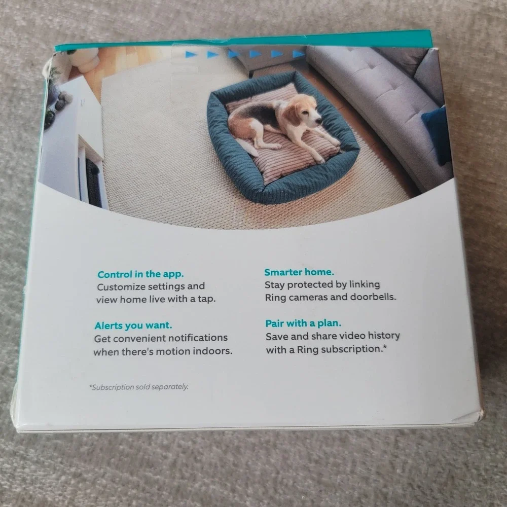 Ring Indoor Cam 2nd Gen Plug-In 1080p HD WiFi Security Camera New in Box